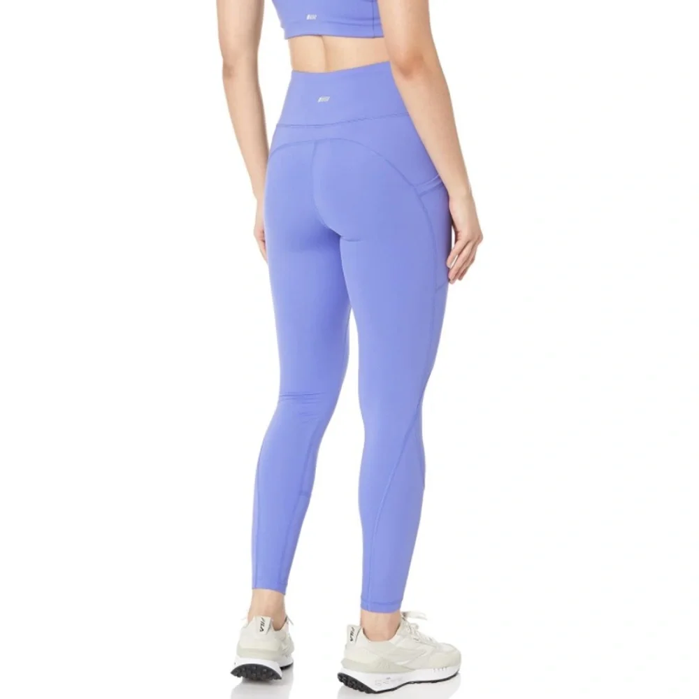 New Amazon Essentials purple stretch leggings size XL - Picture 2 of 5